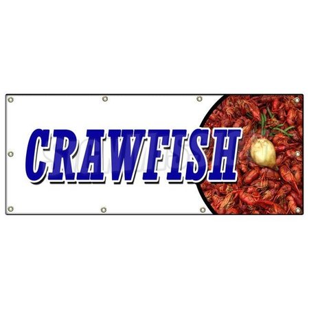 CRAWFISH BANNER SIGN boil dinner lunch corn cajun new orleans buggers -  SIGNMISSION, B-96 Crawfish